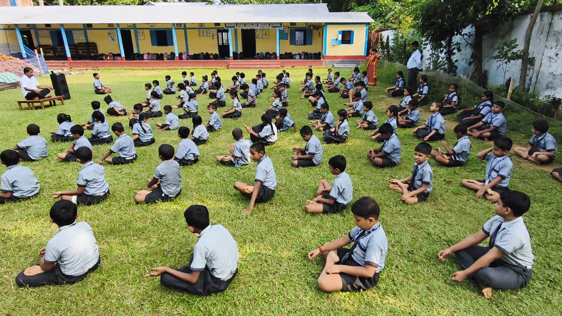 Students together